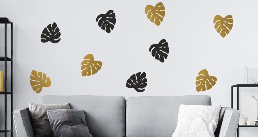 Floral - Golden tropical leaves — εικόνα 1 από 4