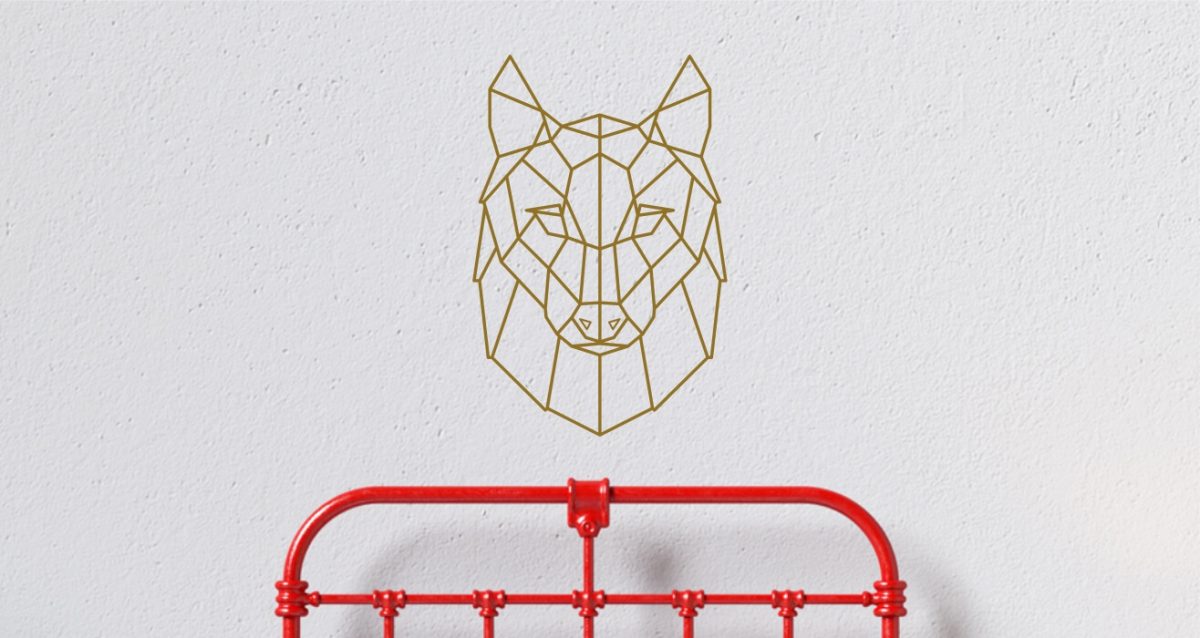 Geometric wolf — εικόνα 2 από 5