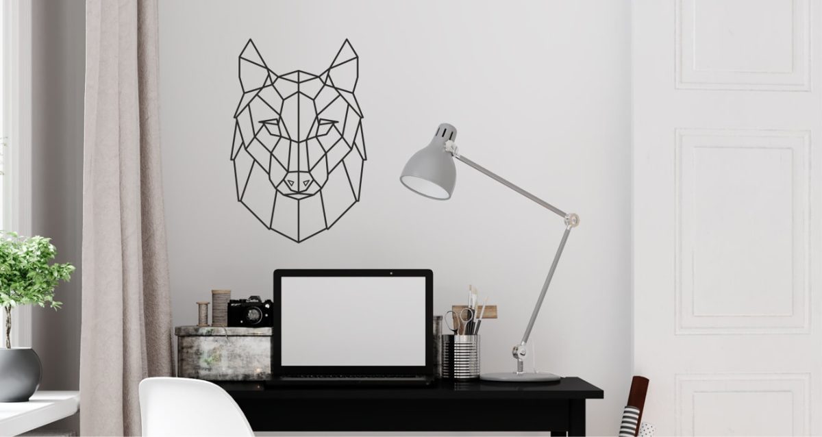 Geometric wolf — εικόνα 1 από 5