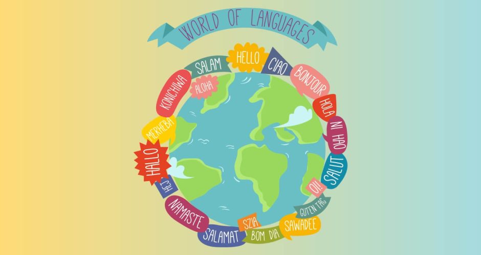 Αυτοκόλλητα καταστημάτων - World of languages