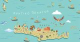 Αυτοκόλλητα Τοίχου - Η Ελλάδα μας στην αρχαιότητα! Αρχαίος Ελληνικός Παιδικός Χάρτης / Χάρτης Πόστερ & Αφίσα — εικόνα 6 από 8