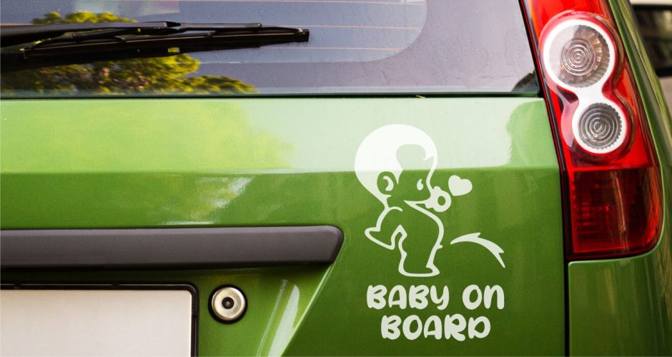 Αυτοκόλλητα Αυτοκινήτου - Αυτοκόλλητο Baby on Board