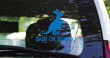 Αυτοκόλλητο Βινύλιο "Cangaroo Mother - Baby on Board" για Αυτοκίνητο 🚗🦘👶 — εικόνα 2 από 3