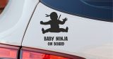 Αυτοκόλλητο Βινύλιο "Baby Ninja on Board" για Αυτοκίνητο 🚗👶🥷 — εικόνα 2 από 3