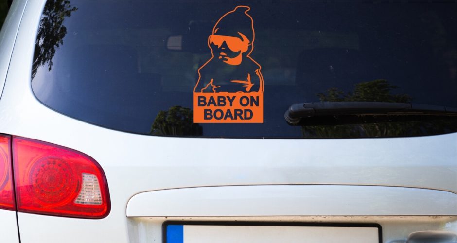 Αυτοκόλλητα Αυτοκινήτου - Αυτοκόλλητο Cool Baby on Board