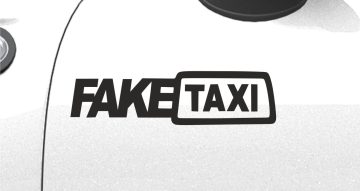 Αυτοκόλλητα Αυτοκινήτου - Αυτοκόλλητο FAKE TAXI