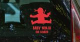 Αυτοκόλλητο Βινύλιο "Baby Ninja on Board" για Αυτοκίνητο 🚗👶🥷 — εικόνα 1 από 3