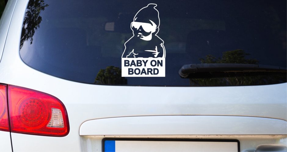 Αυτοκόλλητα Αυτοκινήτου - Αυτοκόλλητο Cool Baby on Board