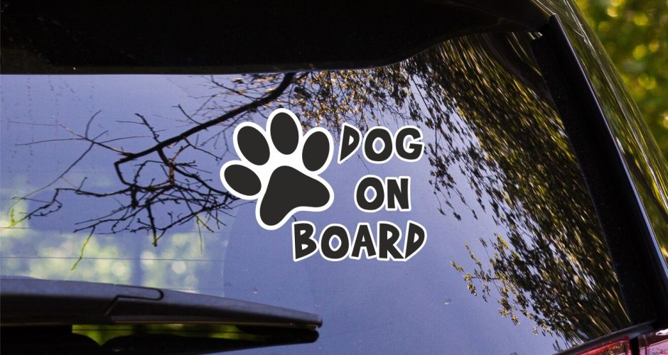 Αυτοκόλλητα Αυτοκινήτου - Αυτοκόλλητο Dog on Board