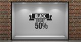 Αυτοκόλλητα καταστημάτων - Black Friday Εκπτώσεις – Αυτοκόλλητο Βιτρίνας — εικόνα 1 από 3