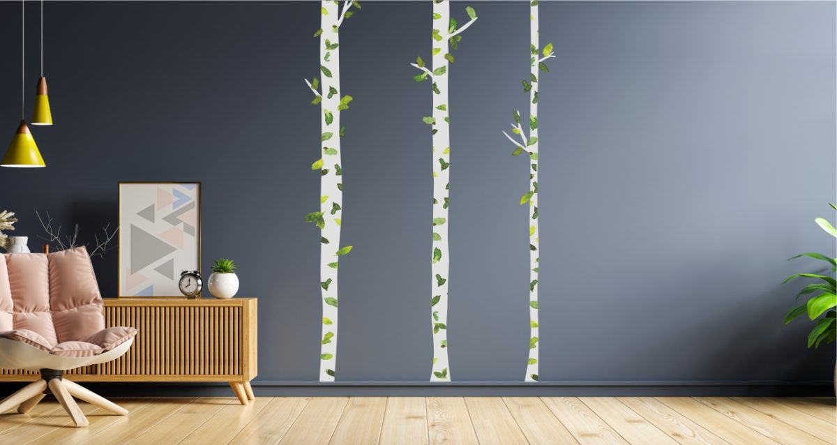 Αυτοκόλλητο τοίχου Birch trees — εικόνα 3 από 4