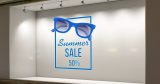 "Summer Sale Sunglasses" - Αυτοκόλλητο Βιτρίνας για Καλοκαιρινές Προσφορές 🕶️☀️ — εικόνα 1 από 3