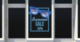 "Summer Sale Sunglasses" - Αυτοκόλλητο Βιτρίνας για Καλοκαιρινές Προσφορές 🕶️☀️ — εικόνα 2 από 3