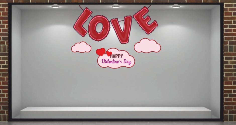 Αγίου Βαλεντίνου - Love Happy Valentine’s Day με συννεφάκια