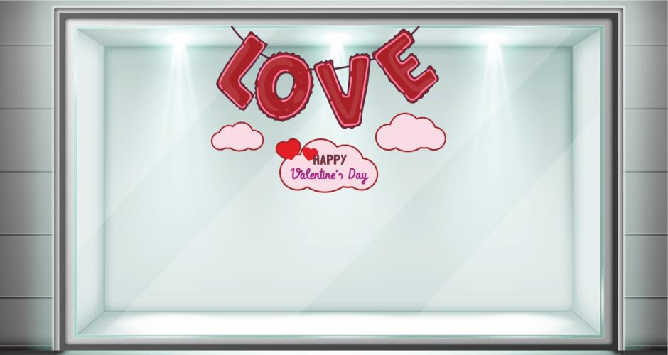 Αγίου Βαλεντίνου - Love Happy Valentine’s Day με συννεφάκια