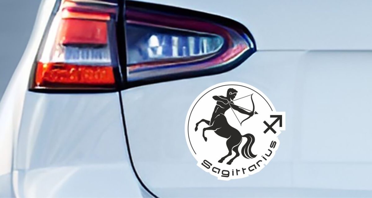 Αυτοκόλλητο Βινύλιο "Τοξότης" για Αυτοκίνητο 🚗🏹 — εικόνα 3 από 4