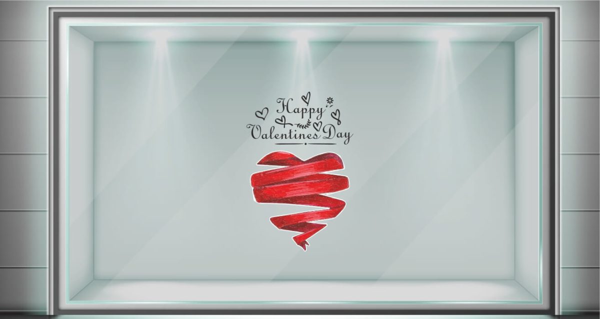 Καλλιγραφικό Happy valentine's day με καρδιά💕 — εικόνα 2 από 3
