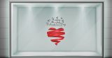 Καλλιγραφικό Happy valentine's day με καρδιά💕 — εικόνα 2 από 3