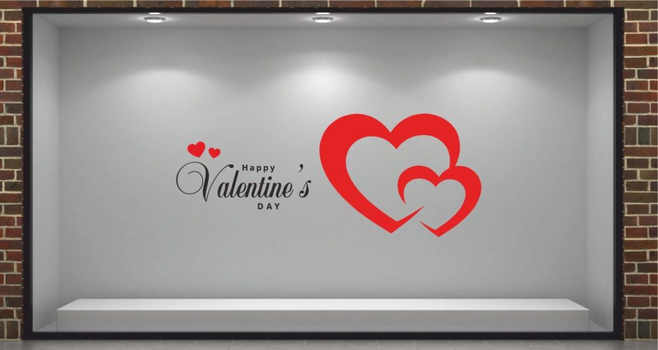 Αγίου Βαλεντίνου - Καρδίες με Happy valentine's day