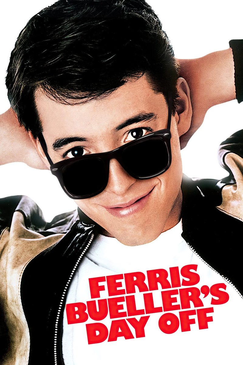 Πόστερ ταινίας Ferris Bueller's Day Off – χαμογελαστός νεαρός με μαύρα γυαλιά ηλίου και χέρια πίσω από το κεφάλι — εικόνα 1 από 6
