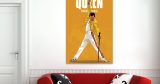 Freddie Mercury - Freddie Mercury – Queen, Κίτρινο Σακάκι σε Πορτοκαλί Φόντο — εικόνα 2 από 6