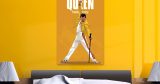 Freddie Mercury - Freddie Mercury – Queen, Κίτρινο Σακάκι σε Πορτοκαλί Φόντο — εικόνα 3 από 6