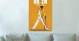Freddie Mercury - Freddie Mercury – Queen, Κίτρινο Σακάκι σε Πορτοκαλί Φόντο — εικόνα 4 από 6