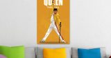 Freddie Mercury - Freddie Mercury – Queen, Κίτρινο Σακάκι σε Πορτοκαλί Φόντο — εικόνα 5 από 6