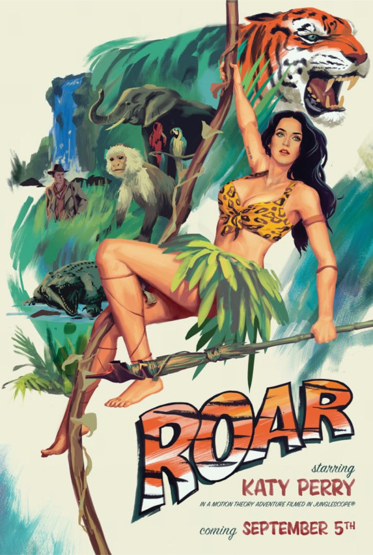 Katy Perry - Katy Perry – Roar, Ρετρό Αφίσα Περιπέτειας — εικόνα 1 από 6