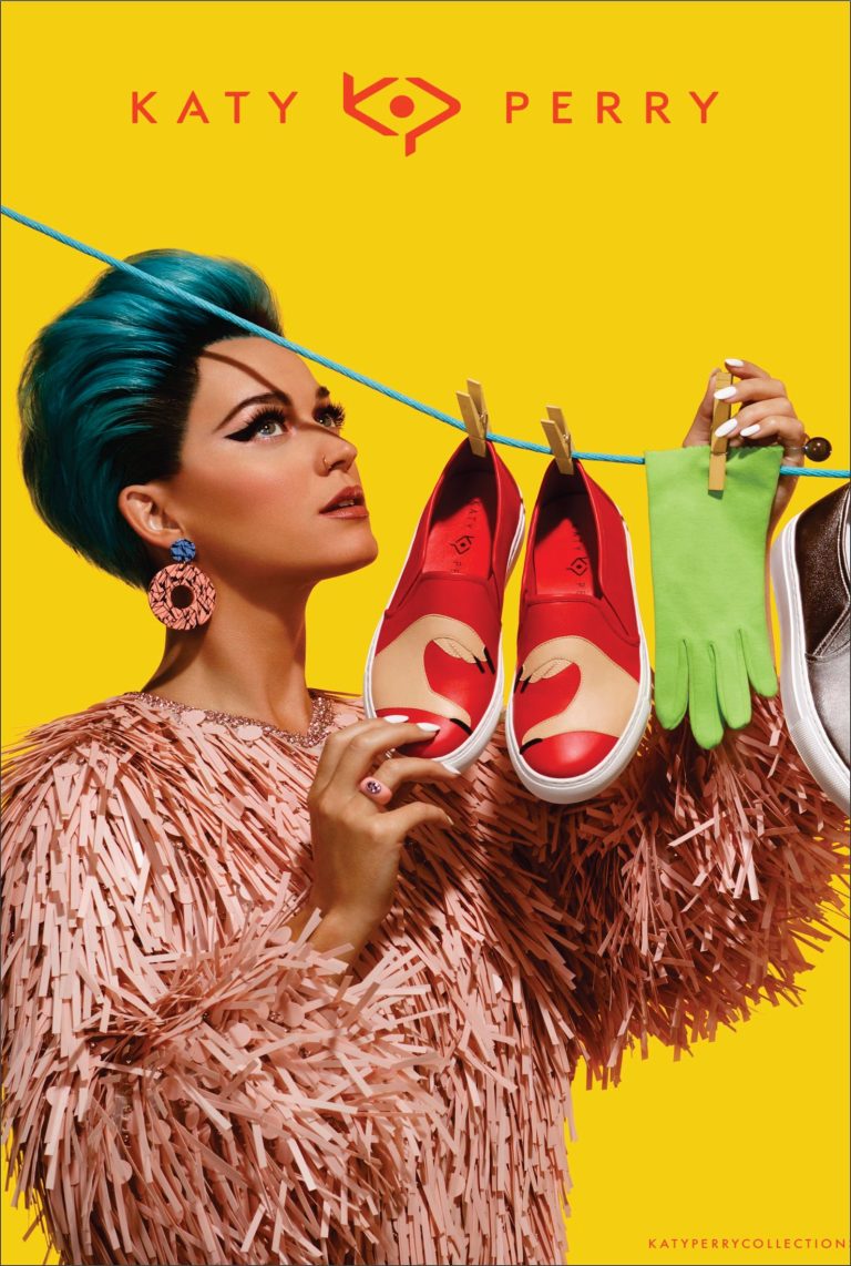 Katy Perry - Katy Perry – Κίτρινη Αφίσα με Παπούτσια στο Σκοινί — εικόνα 1 από 6