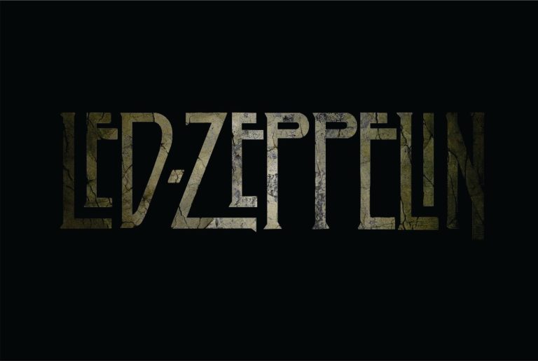 Led Zeppelin - Led Zeppelin – Σκούρο Λογότυπο σε Μαύρο Φόντο — εικόνα 1 από 6