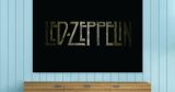 Led Zeppelin - Led Zeppelin – Σκούρο Λογότυπο σε Μαύρο Φόντο — εικόνα 2 από 6