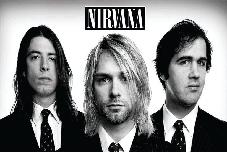 Nirvana - Nirvana – Ασπρόμαυρη Φωτογραφία με Κοστούμια — εικόνα 1 από 6