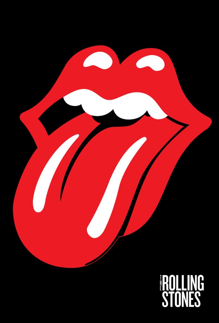 Rolling Stones - Rolling Stones – Η Κόκκινη Γλώσσα σε Μαύρο Φόντο — εικόνα 1 από 6