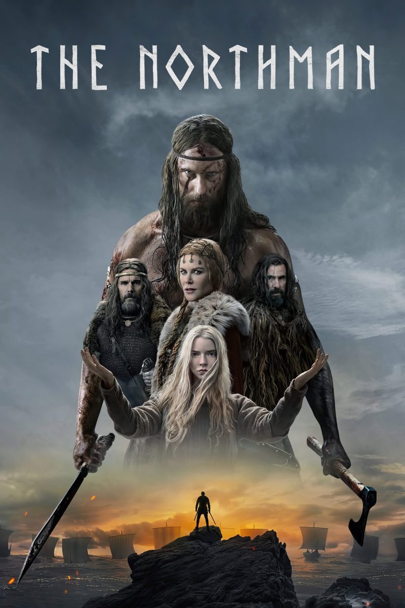 Πόστερ ταινίας The Northman – Βίκινγκ πολεμιστής, μια ξανθιά κοπέλα και πλοία σε σκοτεινή θάλασσα — εικόνα 1 από 6