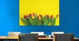 Λουλούδια - Floral - Τουλίπες σε κίτρινο φόντο — εικόνα 3 από 8