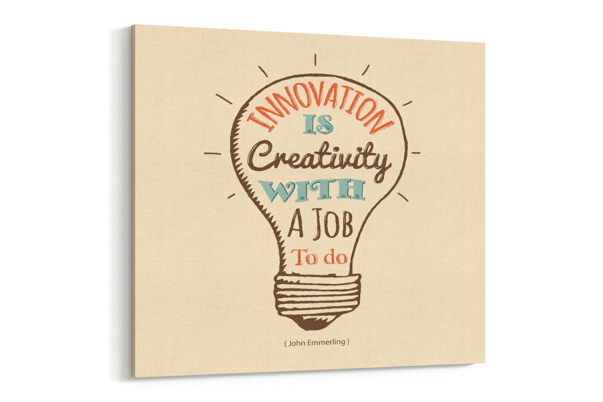 Vintage - Quote μέσα σε λάμπα - Innovation is creativity... — εικόνα 4 από 11