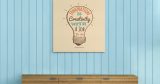 Vintage - Quote μέσα σε λάμπα - Innovation is creativity... — εικόνα 1 από 11