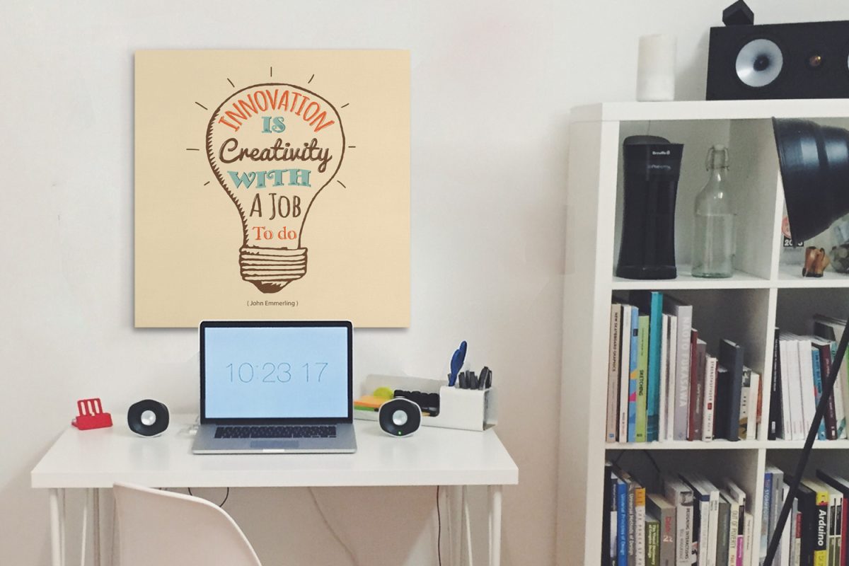 Vintage - Quote μέσα σε λάμπα - Innovation is creativity... — εικόνα 5 από 11