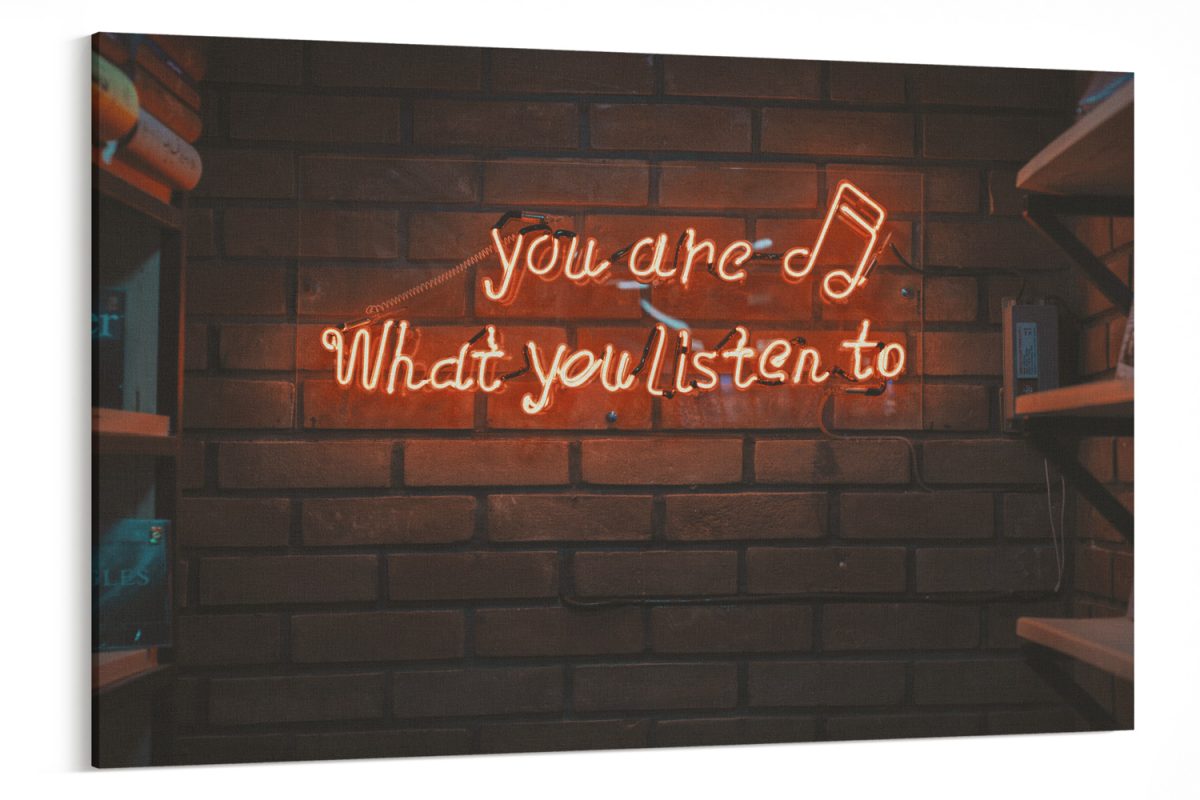 Μουσική & Χορός - Φωτεινή επιγραφή - You are what you listen to — εικόνα 8 από 8