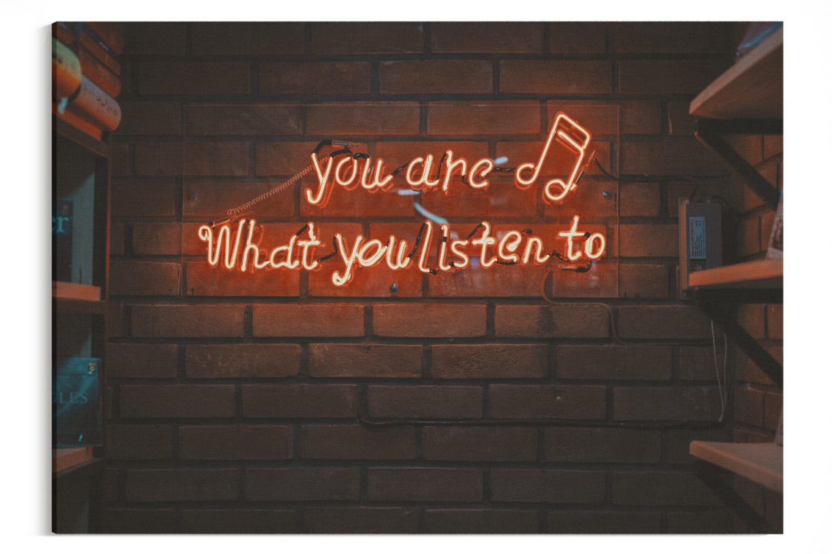 Μουσική & Χορός - Φωτεινή επιγραφή - You are what you listen to — εικόνα 6 από 8