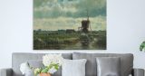 Άλλοι Ζωγράφοι - Willem Roelofs - Polder landscape with windmill near Abcoude — εικόνα 1 από 5