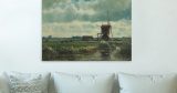 Άλλοι Ζωγράφοι - Willem Roelofs - Polder landscape with windmill near Abcoude — εικόνα 3 από 5