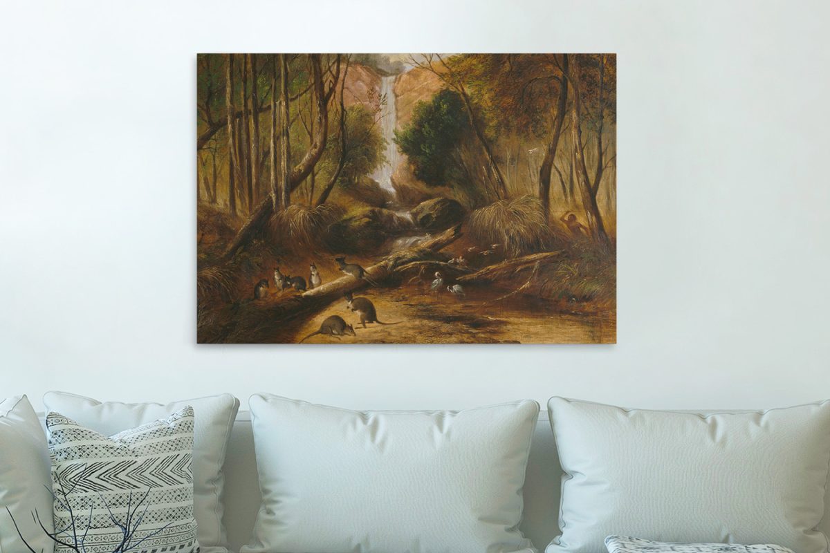 Άλλοι Ζωγράφοι - John Skinner Prout - Bush Landscape With Waterfall — εικόνα 1 από 7