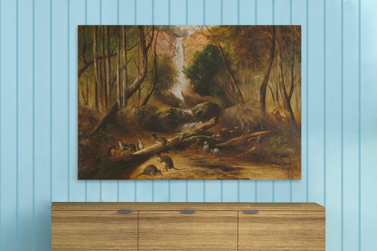 Άλλοι Ζωγράφοι - John Skinner Prout - Bush Landscape With Waterfall — εικόνα 5 από 7