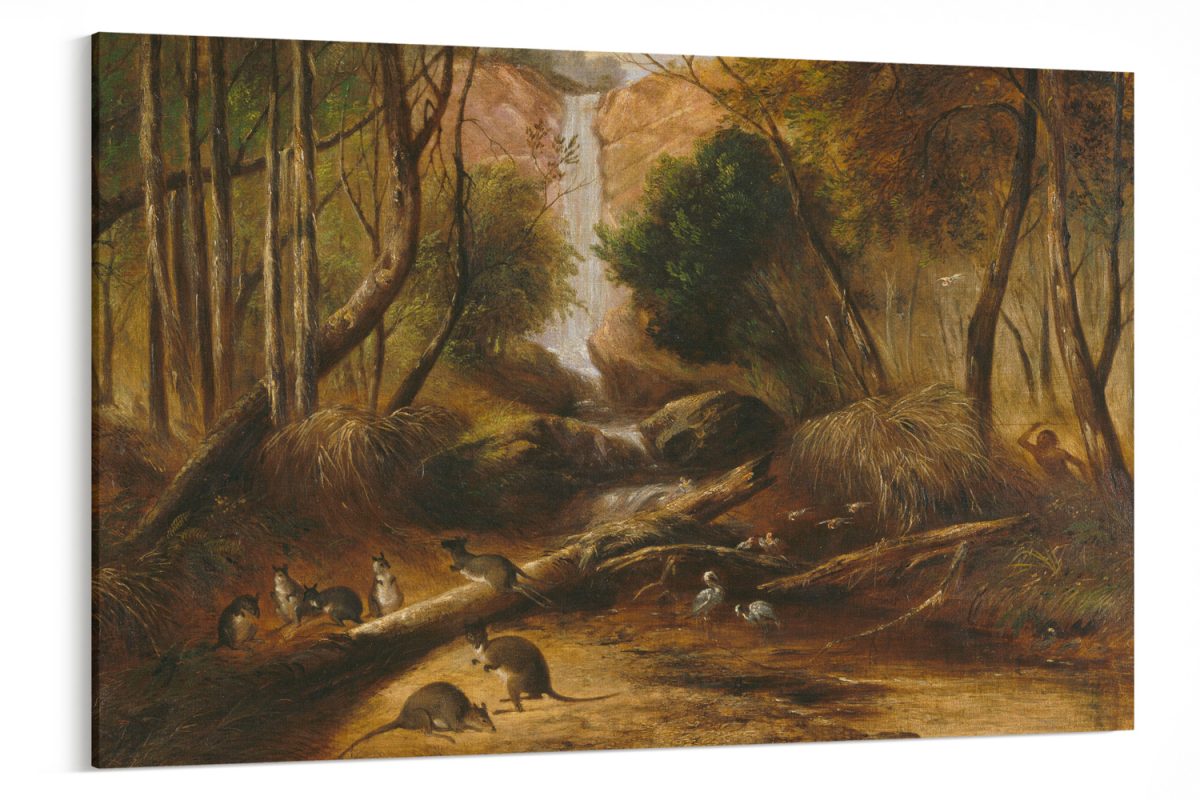 Άλλοι Ζωγράφοι - John Skinner Prout - Bush Landscape With Waterfall — εικόνα 6 από 7