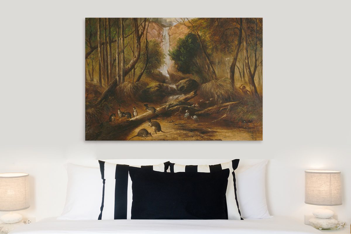 Άλλοι Ζωγράφοι - John Skinner Prout - Bush Landscape With Waterfall — εικόνα 3 από 7