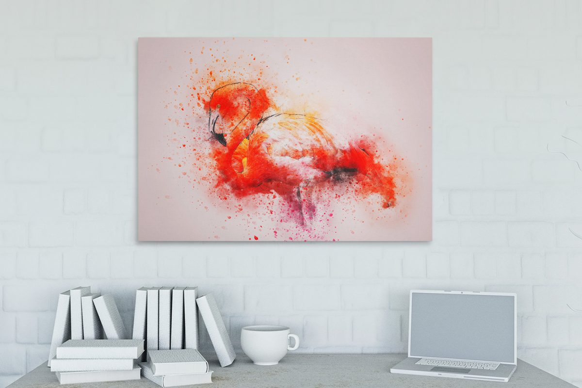 Ζώα - Η ζωγραφιά ενός Flamingo — εικόνα 1 από 10