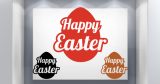 Αυτοκόλλητα καταστημάτων - "Happy Easter – Αυγό με Καλλιγραφικά Γράμματα για τη Βιτρίνα σας" 🐣✨ — εικόνα 1 από 6