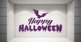 Αυτοκόλλητα καταστημάτων - "Happy Halloween με Νυχτερίδα και Γιορτινή Διάθεση! 🦇🎃" — εικόνα 2 από 6